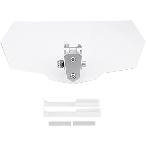 Deflector Cupula Moto + Akozon Parabrisas Transparente para Moto Cover