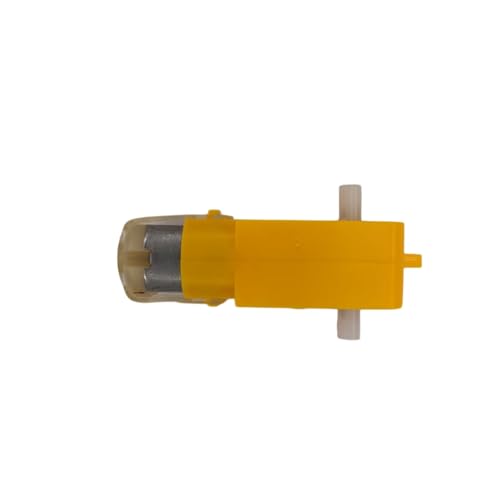 Image of BO Motor Double Shaft for Arduino, Robotics & DIY Projects | DC Geared Motor with Dual Output Shaft | Smart Car, STEM Kit, Robot Chassis Compatible (Straight Shaft, 3-6V)