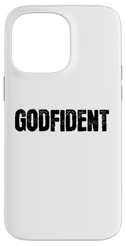 Godfident �N���X�`���� �M�� �_�ւ̐M�� �@������ �X�}�z�P�[�X iPhone 14 Pro Max �p