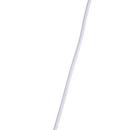 Qazqa Pendelleuchte, Pendellampe - Corda - Weiß, Rund, 45cm, Ideal als Wohnzimmerlampe