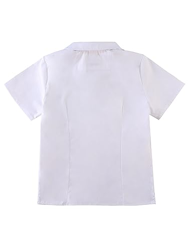 Smith's American Girls' S/S Button-Up Shirt - White, 183
