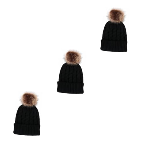 Bonnets chauds tricotés lot de 3 pour protéger vos oreilles du gel