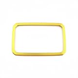 kowaku Motorcycle Display Cover Gauge Bezel Instrument Trim Dashboard Frame Aluminum Alloy Layered Profile Refines Look of Cockpit Suitable for Adventure, Gold