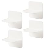 EXQUIMEUBLE 4個 防倒器固定器 家具転倒防止用接着マット付き 強力耐震ストッパー 保護 ワードローブ キャビネット テレビ台対応