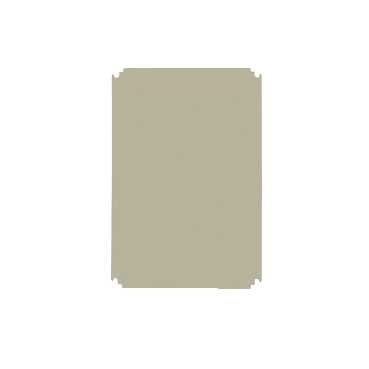 Plaque de montage en polyester PLA1010 pour armoire electrique