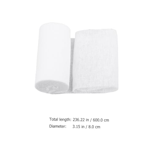 Holibanna 10Pcs First Aid Gauze Rolls 8X600Cm Conforming Bandage Wrap Emergency Dressing for Sports and Wound Care miniatura 2