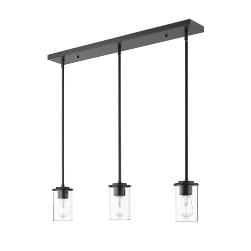 Z-Lite 742MP-3MB Thayer Pendant, 3-Light 180 Total Watts, Matte Black