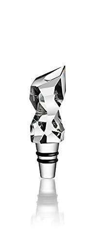Orrefors Carat Wine Bottle Stopper, Tokyo, Clear