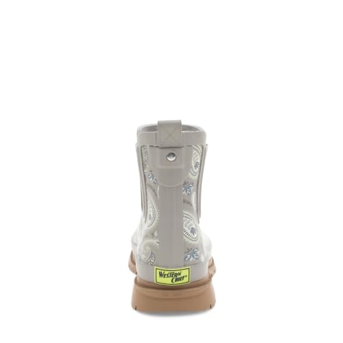 Image of Western Chief Women's Waterproof Pull-On Chelsea Rain Boot with Fun Prints | Ladies slip-on ankle boots with rubber sole, cushioned EVA insole, built for wet days and styled for any occasion