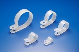 R-Type Cable Clamp 1/2" Clear 100pk, 3 Pack