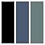 3pk 7in Black/Heather Gray/Slate Green
