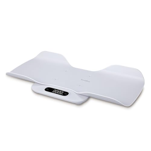 TERRAILLON - BABY FIT - Pèse Bébé 2 en1 électronique, Nacelle Détachable, Fonction comparaison de poids, Verrouillage enfant, Graduation...