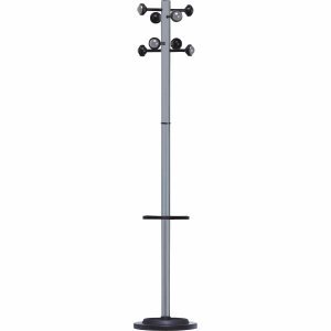 Preisvergleich Produktbild Unilux Garderobenständer ACCUEIL 175x34cm metallgrau