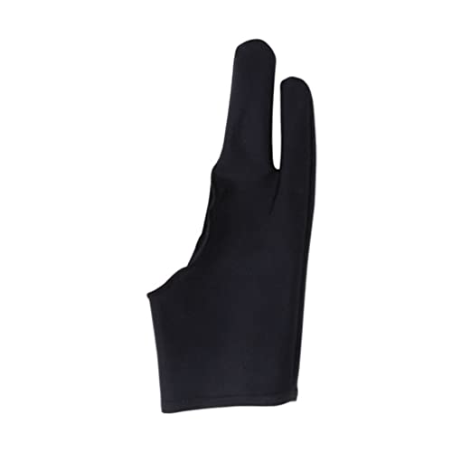 Guantes de dos dedos FOMIYES negros para artistas, cómodos para dibujo en tabletas gráficas miniatura 5