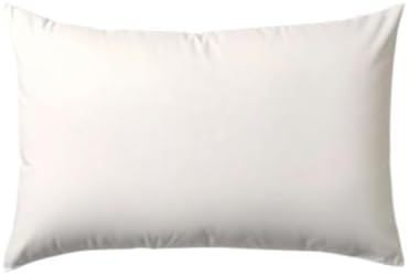 ORGANIC TEXTILES Natural Kapok Pillow with Organic Cotton Cover, (Travel Size), GOTS Certified, Adjustable Loft, Cooling and Breathable, Easy Care, Neck Support