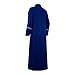 chigemianbaoba Cassocks for Clergy Men Choir Robes for Church Pastoral Outfit Clergy Liturgical Robe Vestment (Dark Blue,XXL)