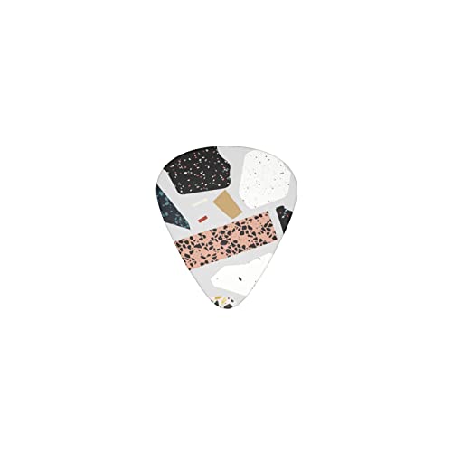 水車石 デザインギターピック guitar pick ティアドロップ型 エレキギター/アコースティックギター/クラシックギター/ベース等の練習に最適な12枚セット
