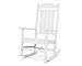 POLYWOOD R100WH Presidential Rocking Chair, White