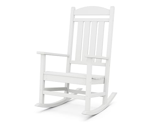 POLYWOOD Presidential Rocking Chair in White