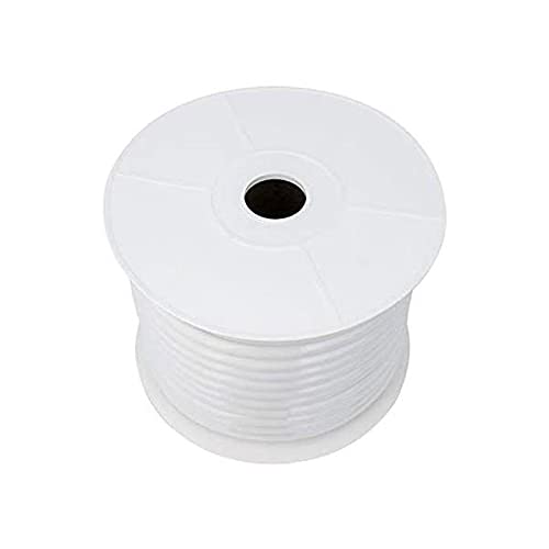 LEDKIA Tira LED Neón Regulable 220V BOBINA 50m Rojo Circular 360 9W/m Corte