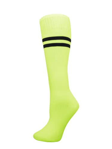 Winterlace Kids Soccer Socks, 3 Pairs For Boys Girls, Youth Knee High Athletic Sports Football Gym School Pack Children (As1, Alpha, M, Regular, Neon) #TOP5