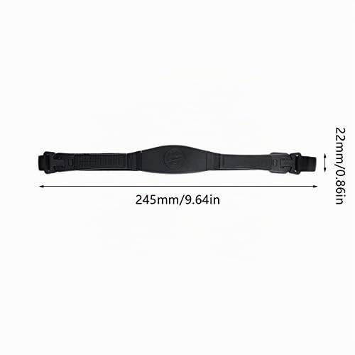 Reloj deportivo impermeable con monitor de frecuencia cardíaca inalámbrico de 3 metros, negro