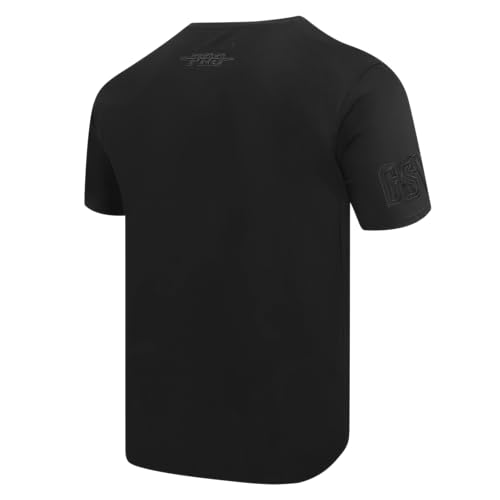 Mens WNBA Classic Triple Black Cotton Short Sleeve Tee4