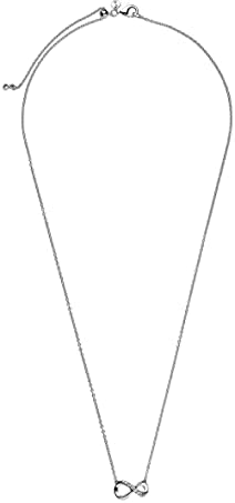 Pandora Moments Women's Sterling Silver Sparkling Infinity Collier Pendant Necklace, 50cm