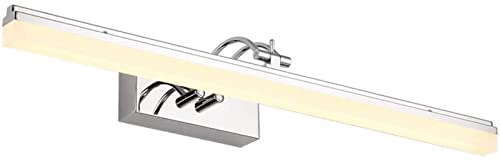 Applique salle de bains LED 69cm avec miroir moderne et éclairage blanc chaud
