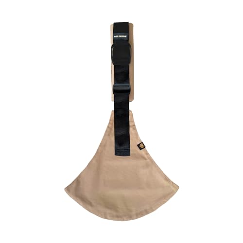 Wildride Toddler Carrier Comfortable & Functional Lightweight Portable & Durable 100% Cotton Up to 44 lbs Beige
