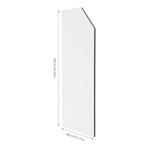 Mampara divisoria para urinario, Pantalla de privacidad para urinario público Masculino de Montaje en Pared con Accesorios para baños de centros comerciales, escuelas y aseos, 35,43 x 15,74