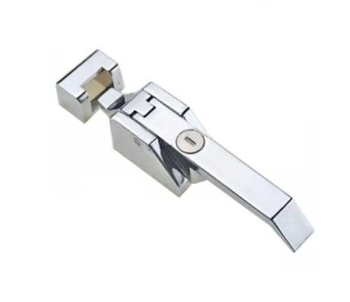 DK615 Stainless Steel Oven/Refrigerator Door Handles/hasps/Buckle,Lever Compression Door Lock 1Pcs(Zinc Alloy with key-01)