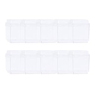 jojofuny 10Pcs Vierkante Clear Mousse Cups Herbruikbare Mini Dessert Cups Voor Party Proeven Desserts Voorgerechten (Met…