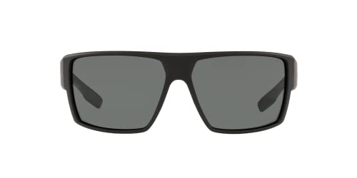 Native Man Sunglasses Matte Black Frame, Grey Lenses, 64MM3