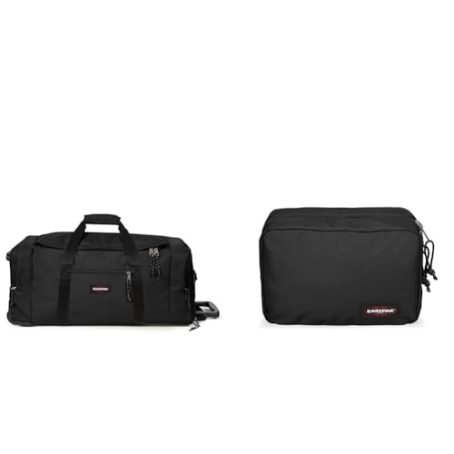 Sac de voyage Eastpak Leatherface L avec sa trousse de toilette Mavis assortie noir 27L
