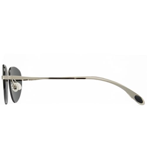 Cyxus Rerto Rimless Sunglasses For Men And Women Triangle Vintage Glasse Tinted Eyewear 11723