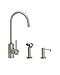 Waterstone 3900-2-SS Parche Prep Faucet 2pc. Suite Stainless Steel
