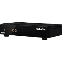 TechniSat HD-S 261 - kompakter digital HD Satelliten Receiver (Sat DVB-S/S2, HDTV, HDMI, USB Mediaplayer, vorinstallierte Programmliste, Sleeptimer, Nahbedienung am Gerät, Fernbedienung) schwarz