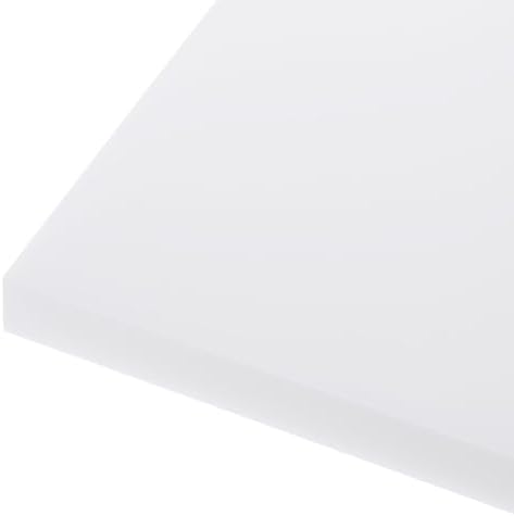 48" x 24" x 1/2" HDPE Plastic Sheet, High Density Polyethylene Sheet Cutting Board White Solid Block, [for DIY, Home Floor]