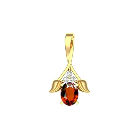 3.00 Carat Natural Garnet Pendant Necklace Cover