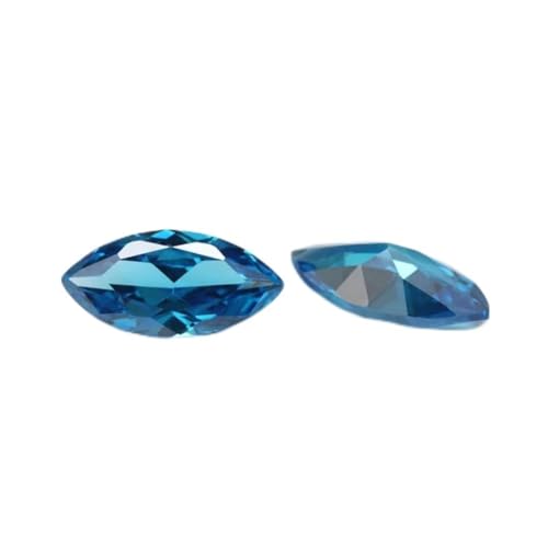 1.5X3-10X20mm 5A Marquiseɂcz΂cubic Zirconia΂̂߂̍ Deep Sea Blue 4x8mm 20pcs