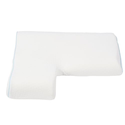 Ejoyous Couples Pillow, Multifunction Memory Foam Side Sleeper Arm Rest Pillows, Slow Rebound Couple Neck Pillow Cushion, Anti Pressure Hand Pillow for Couples Sleeping Noon Breaks (Right)