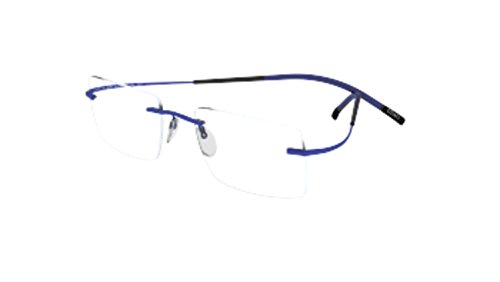 Eyeglasses Silhouette TMA Icon ( 7581 ) 5397 6076 blue matte 53/19/150 3