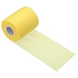 YELARXI Pre Wrap Tape, Anti-Rutsch-Grip Cushion Wrap Athletic Tape, passend für (Tennis, Badminton, Pickleball, Sport), 9,1 m x 7,1 cm, Gelb