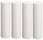 CFS Paquete de 4 cartuchos de filtro de agua para sedimentos compatibles con modelos SDC-25-1005 - Elimina el mal sabor y el olor - Cartucho de