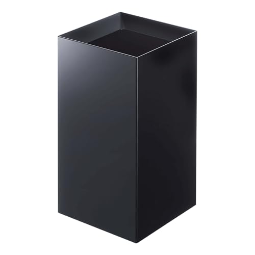 YAMAZAKI home 4493 Trash Can-Modern Garbage Waste Basket with Handle, One Size, Black