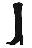  Mustang Botas Altas Encima Rodilla Negras - Color - Negro, Talla Zapatos Mujer - 37