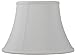 Upgradelights Shantung Silk 14 Inch Transitional Oval Washer Lamp Shade (Cream)