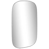 Tidyard Wandspiegel Spiegel Kosmetikspiegel Glasspiegel Badspiegel Dekospiegel Hängespiegel Flurspiegel Innenspiegel Ankleidespiegel Schminkspiegel Frisierspiegel Standspiegel 80 x 50 cm (L x B)