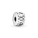 PANDORA Band of Hearts Clip Charm - Compatible with PANDORA Moments - Sterling Silver - Gift for Her - Jewelry for Women with Gift Box